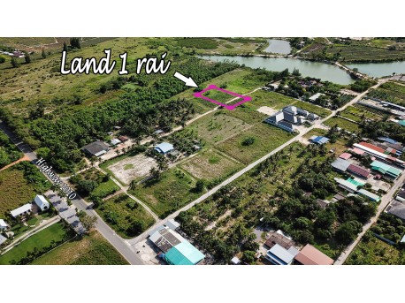 Terrain 1 rai avec vue lac à vendre à Hua hin soi 112 (Thung yao)