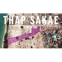 Land for sale 4 rai in Thap sakae beach in Thailand