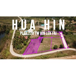 Parcelle de 880 m² à Hua hin en Thailande