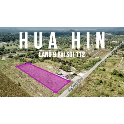 Land 9 rai in Hua hin soi 112 (Thung yao) in Thailand