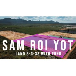 Terrain 8 rai 333 t.w. à vendre à Nong Khang – Sam roi yot