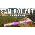 Parcelle 1 rai avec étang à Sam roi yot en Thaïlande
