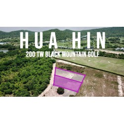 Parcelle de 800 m² à Black mountain Hua hin en Thailande