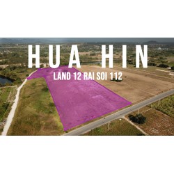 Terrain à vendre 19640 m² à Hua hin soi 112 (Thung yao) en Thaïlande