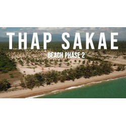Terrain de 102 rai en bord de mer à Thap Sakae en Thaïlande