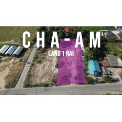 Land 1600 m² in Cha-am in Thailand