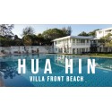 Pool villa on the beach in Hua hin in Thailand