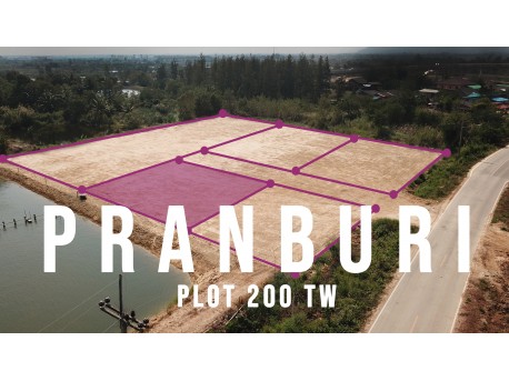 Terrain 200 T.W. à vendre à Pranburi