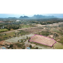 Land 15 rai 66 t.w. for sale in Pranburi